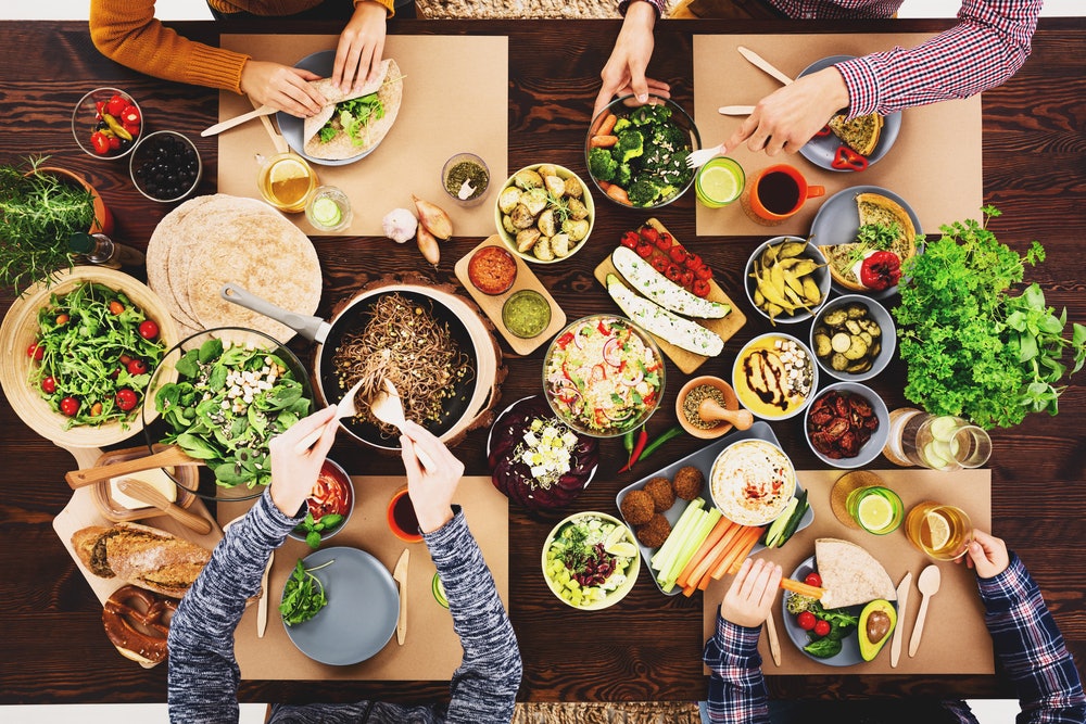 Family Vegetarian Meal